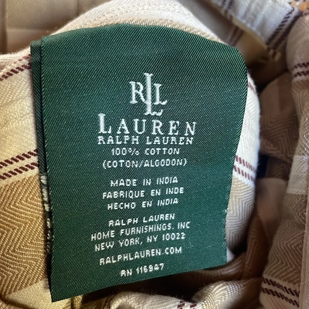 Ralph Lauren Graydon Bold Stripe Full / Queen Duvet in Dune